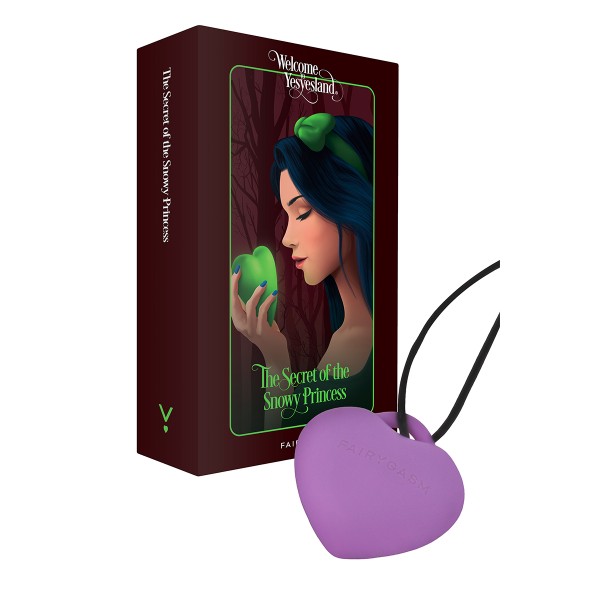 Stimulateur pendentif PleasureStone violet - FairyGasm